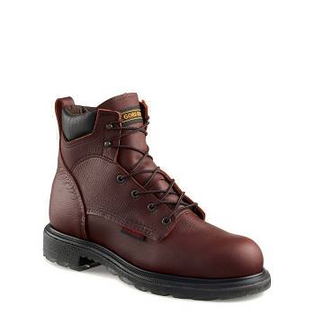 Red Wing SuperSole 2.0 6-inch Soft Toe - Hnede Nepremokave Topanky Panske, RW171SK